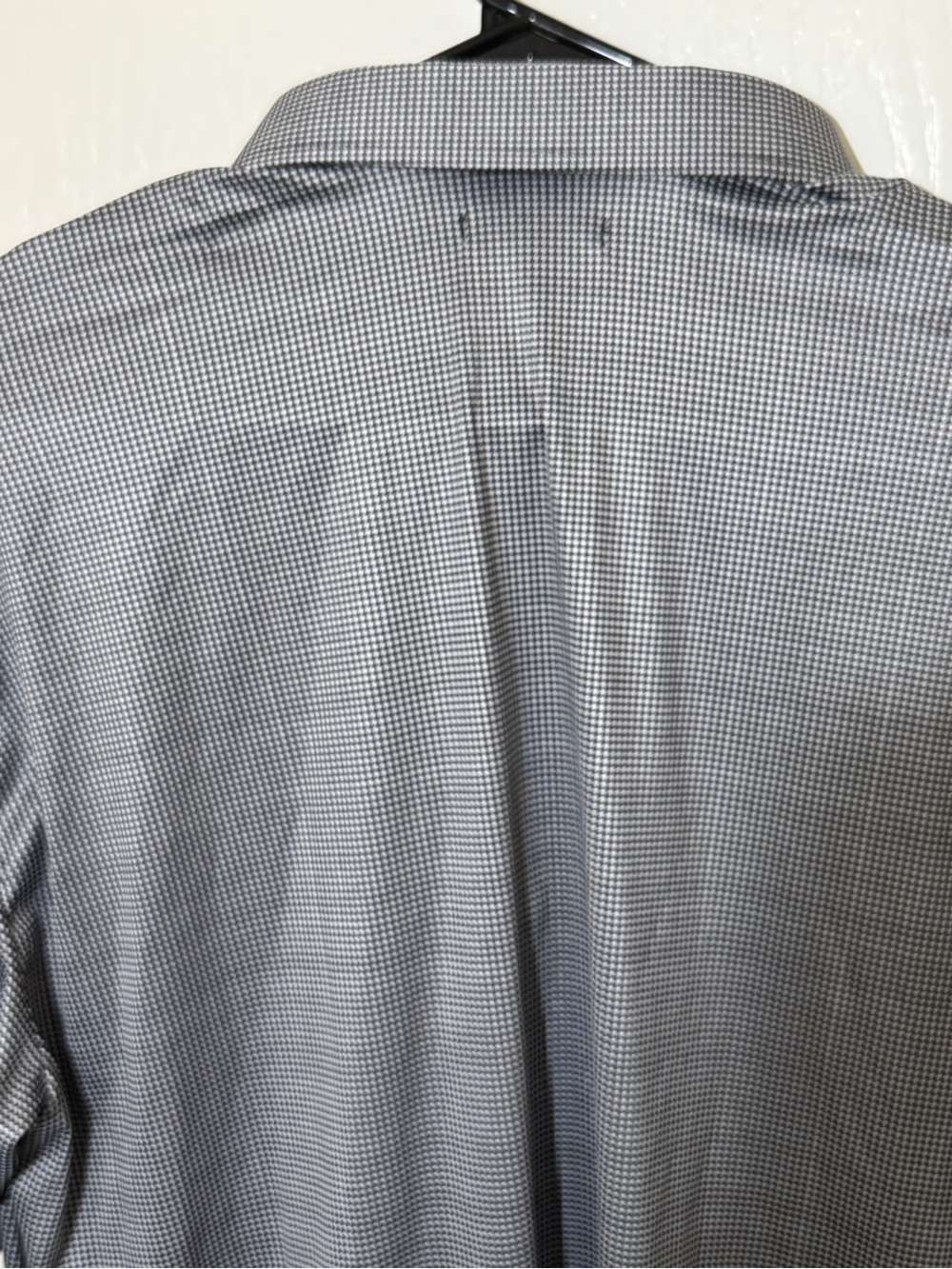 Collars & Co. Dress Collar Polo Shirt Black White Pattern Golf Performance XL - Picture 9 of 9